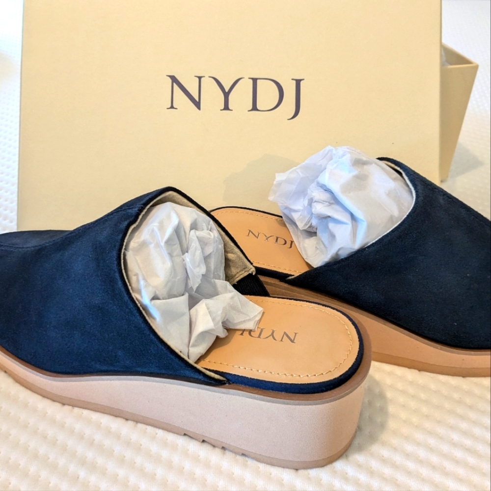 NYDJ Edmond Suede Mules 9.5